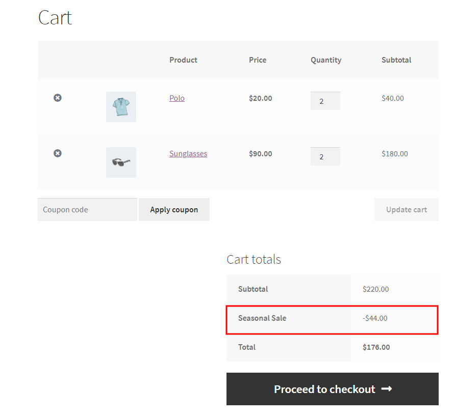 How to Display Discounts on WooCommerce Product and Cart Page