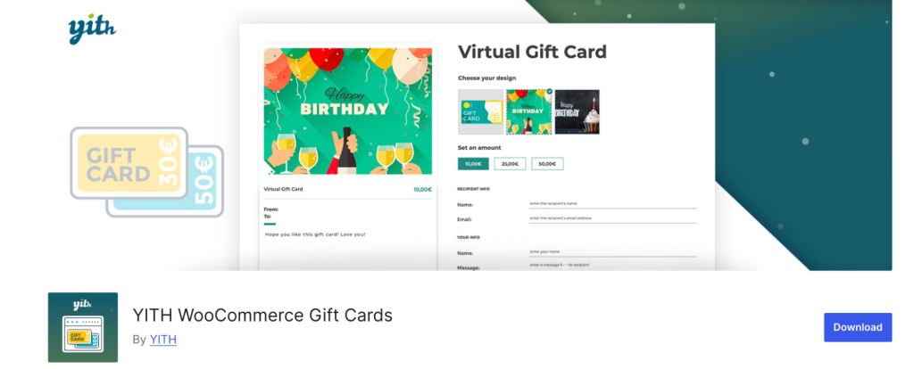 YITH WooCommerce Gift Cards