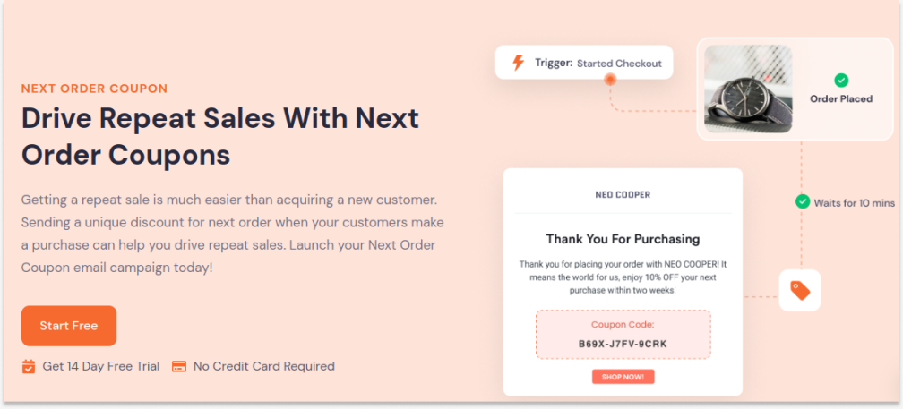 Retainful - Next order coupon plugin