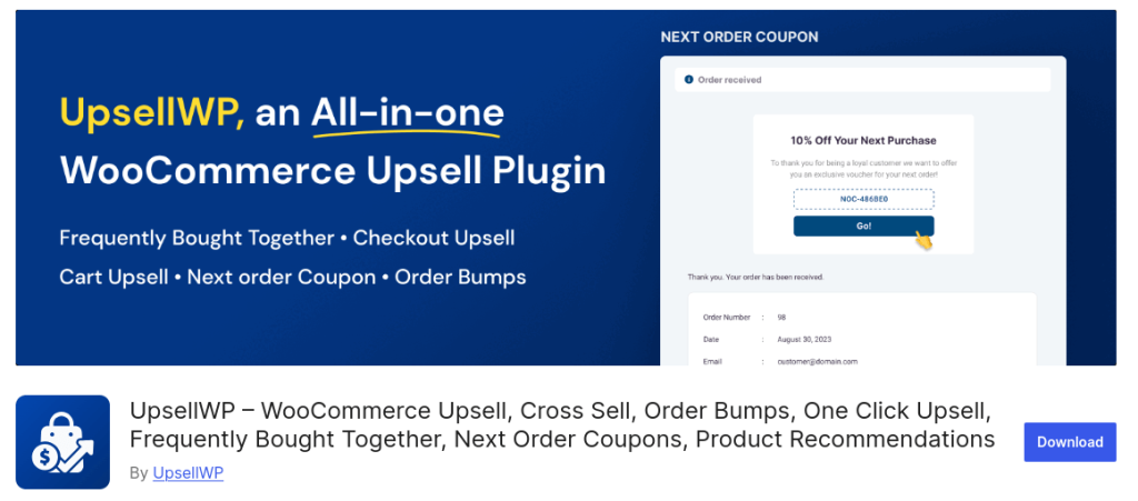UpsellWP- all-in-one upsell plugin
