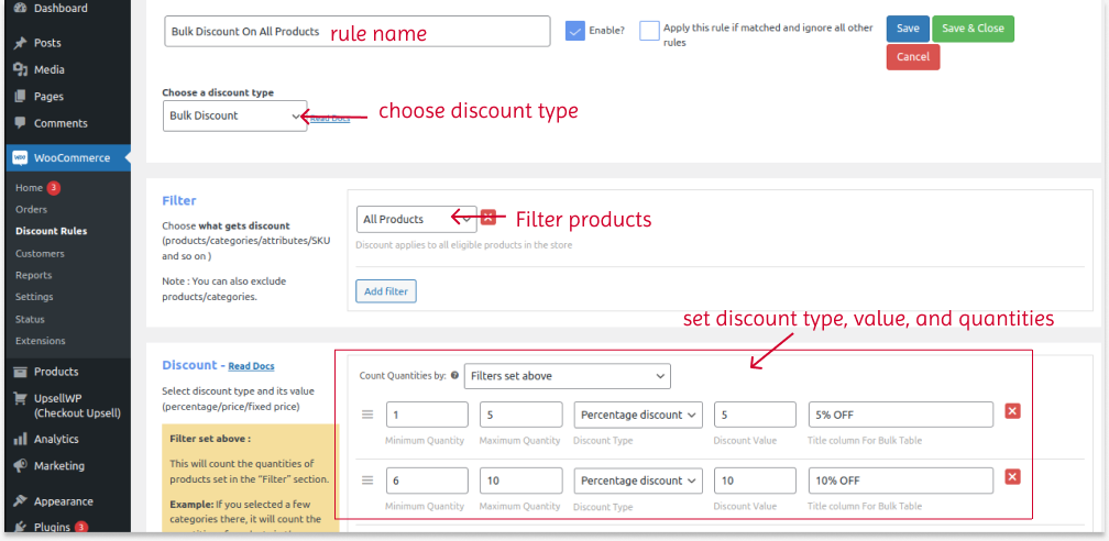 Creating bulk discount coupons using the Discount Rules plugin