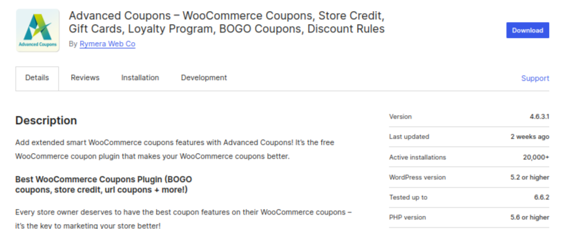 Advanced Coupons Plugin