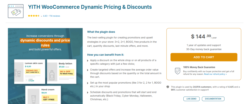 YITH WooCommerce Dynamic Pricing and Discounts