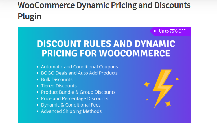 Discount Rules and Dynamic Pricing for WooCommerce