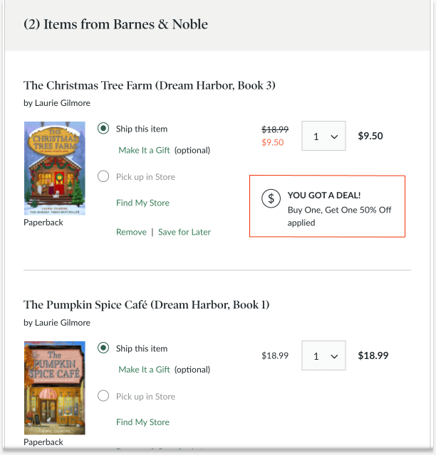 B&N BOGO Deal