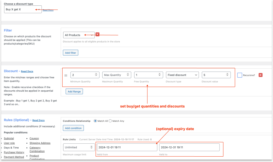 Creating a BOGO deal with a fixed discount