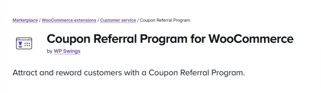 Coupon Referral Program for WooCommerce by WPswings