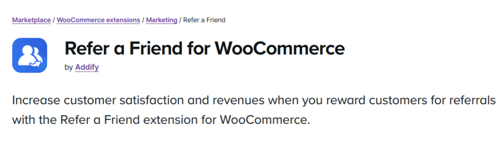 WooCommerce Refer a Friend by Addify