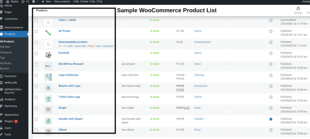 Go to the product page in your WooCommerce store