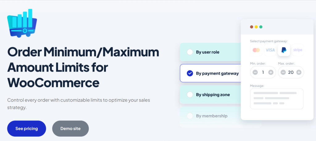 Order Minimum/Maximum Amount Limits for WooCommerce by WP Factory