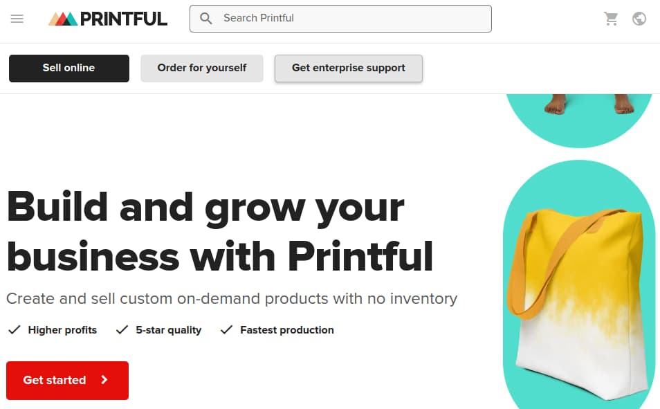 Printful, a WooCommerce print on demand plugin