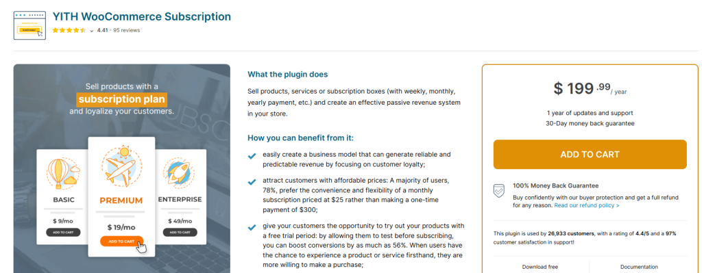 YITH WooCommerce Subscription